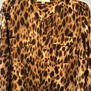 Beautiful cheetah print blouse